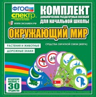 Динамические раздаточные пособия. Окружающий мир (веера). Животные и растения, дорожные знаки. - fgospostavki.ru - Артёмовский
