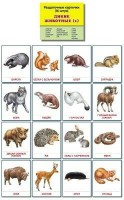 Раздаточные карточки "Дикие животные (1)" - fgospostavki.ru - Артёмовский