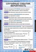 Комплект таблиц. Теория вероятностей и математическая статистика. - fgospostavki.ru - Артёмовский