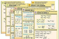 Комплект таблиц по всему курсу "Алгебра и начала анализа" (50 таблиц, А1, полноцветные, ламинированные) - fgospostavki.ru - Артёмовский