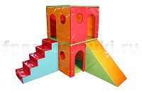Домик игровой двухэтажный (комплект) - fgospostavki.ru - Артёмовский