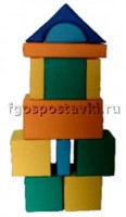 Мягкий модуль-конструктор "Городок" (12 элементов) - fgospostavki.ru - Артёмовский