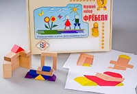 Игровой набор Фребеля "Конструктор деревянный без соединений-2" (Серия "Эксперимент") - fgospostavki.ru - Артёмовский