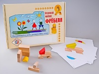 Игровой набор Фребеля "Конструктор деревянный без соединений-1" (Серия "Эксперимент") - fgospostavki.ru - Артёмовский