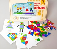 Игровой набор Фребеля "Конструктор плоскостной-4" (Серия "Эксперимент") - fgospostavki.ru - Артёмовский