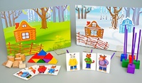Игровой набор Фребеля "Заюшкина избушка" (серия "Сказочный мир". Выпуск 1) - fgospostavki.ru - Артёмовский