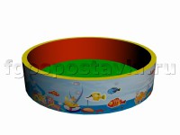 Сухой бассейн круглый с шелкографией - fgospostavki.ru - Артёмовский