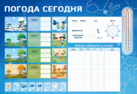 Стенд-уголок маркерный "Погода сегодня" - fgospostavki.ru - Артёмовский