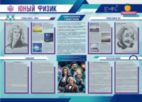Стенд-уголок "Юный физик" - fgospostavki.ru - Артёмовский