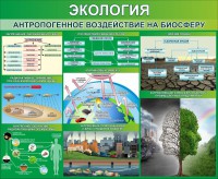 Стенд "Экология. Антропогенное воздействие на биосферу" - fgospostavki.ru - Артёмовский