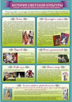 Стенд "История светской культуры" Вариант 2 - fgospostavki.ru - Артёмовский