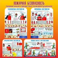 Стенд "Пожарная безопасность" Вариант 2 - fgospostavki.ru - Артёмовский