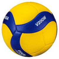 Мяч волейбольный Mikasa V200W (размер 5, синтетическая кожа, профессиональный) - fgospostavki.ru - Артёмовский