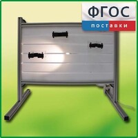 Панель с держателями и подсветкой для монтажа оборудования для проведения демонстрационных опытов по химии - fgospostavki.ru - Артёмовский