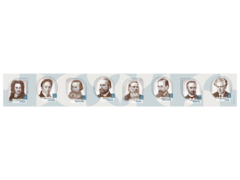 Стенд-лента "Выдающиеся ученые-историки" - fgospostavki.ru - Артёмовский