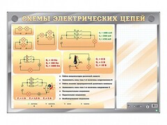 Электрифицированный стенд "Схемы электрических цепей" с маркерными полями - fgospostavki.ru - Артёмовский