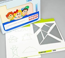 Игровой набор "Танграм" (с комплектом карточек) - fgospostavki.ru - Артёмовский