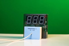 Датчик температуры с независимой индикацией (термометр демонстрационный) - fgospostavki.ru - Артёмовский