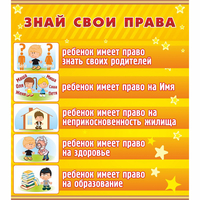 Стенд "Знай свои права" - fgospostavki.ru - Артёмовский