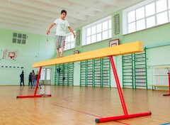 Бревно гимнастическое напольное постоянной высоты (700 мм) (5 м) - fgospostavki.ru - Артёмовский