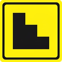 Тактильный знак (лестница) 100х100 - fgospostavki.ru - Артёмовский
