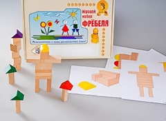 Игровой набор Фребеля "Конструктор деревянный без соединений-3" (Серия "Эксперимент") - fgospostavki.ru - Артёмовский