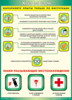 Таблица "Выполняйте опыты только по инструкции" (100х140 сантиметров, винил) - fgospostavki.ru - Артёмовский