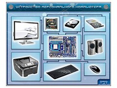 Электрифицированный учебно-информационный стенд "Устройство персонального компьютера" - fgospostavki.ru - Артёмовский