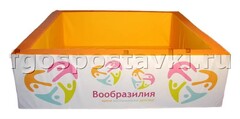 Бассейн "Вообразилия" квадратный с шелкографией - fgospostavki.ru - Артёмовский