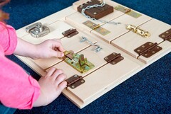 Тактильно-развивающая панель “Замочки” - fgospostavki.ru - Артёмовский