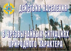 Комплект плакатов "Действия населения в ЧС природного характера" - fgospostavki.ru - Артёмовский