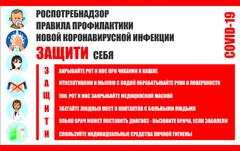 Плакат "Правила профилактики коронавируса" - fgospostavki.ru - Артёмовский