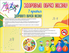 Стенд "Здоровый образ жизни" - fgospostavki.ru - Артёмовский