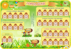 Стенд "Город букв" - fgospostavki.ru - Артёмовский