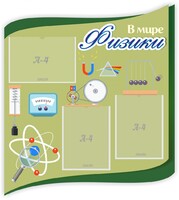 Стенд "В мире физики" - fgospostavki.ru - Артёмовский