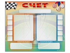 Стенд-табло маркерное для спортзалов - fgospostavki.ru - Артёмовский