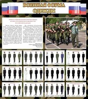 Стенд "Военная форма одежды (флаг РФ)" - fgospostavki.ru - Артёмовский