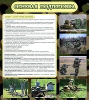 Стенд "Огневая подготовка" Вариант 2 - fgospostavki.ru - Артёмовский