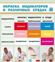 Стенд "Окраска индикаторов в различных средах" - fgospostavki.ru - Артёмовский