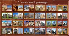 Стенд "Стили и эпохи в архитектуре" - fgospostavki.ru - Артёмовский