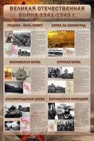 Стенд "Великая отечественная война (битвы)" - fgospostavki.ru - Артёмовский