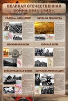 Стенд "Великая Отечественная война" (битвы) - fgospostavki.ru - Артёмовский