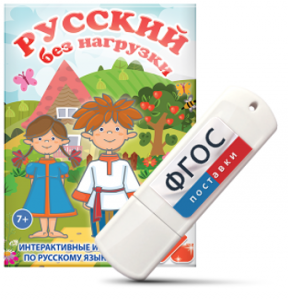 Игры по русскому языку для 1 и 2 классов "Русский без нагрузки" на USB - носителе - fgospostavki.ru - Артёмовский