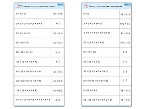 Комплект карточек (10) "Обучающий калейдоскоп. Умножение на 7, 8 и 9" - fgospostavki.ru - Артёмовский