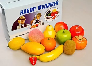 Набор муляжей фруктов - fgospostavki.ru - Артёмовский