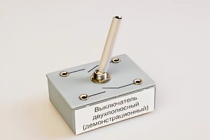 Выключатель двухполюсный (демонстрационный) - fgospostavki.ru - Артёмовский