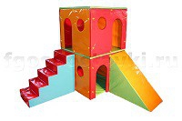 Домик игровой двухэтажный (комплект) - fgospostavki.ru - Артёмовский