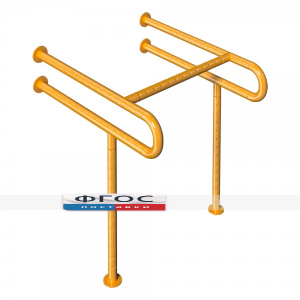Поручень для раковины с опорой "Антибак" 850x650х650 миллиметров - fgospostavki.ru - Артёмовский