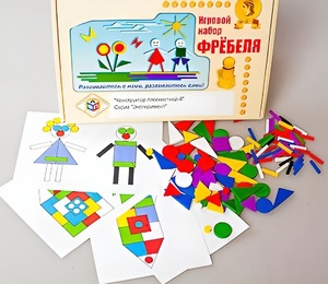 Игровой набор Фребеля "Конструктор плоскостной-4" (Серия "Эксперимент") - fgospostavki.ru - Артёмовский