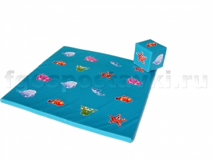 Игровой мат "Море" с кубиком - fgospostavki.ru - Артёмовский